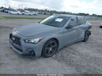 2018 Infiniti Q50 3.0t Luxe Gray vin: JN1EV7AP0JM351192