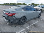 2018 Infiniti Q50 3.0t Luxe Gray vin: JN1EV7AP0JM351192