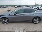 2018 Infiniti Q50 3.0t Luxe Gray vin: JN1EV7AP0JM353850