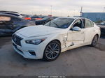 2018 Infiniti Q50 3.0t Luxe Белый vin: JN1EV7AP0JM356022