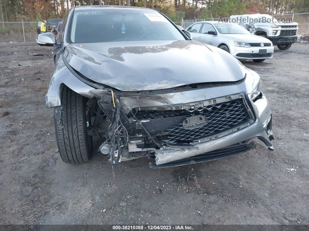 2018 Infiniti Q50 3.0t Luxe Gray vin: JN1EV7AP0JM360247