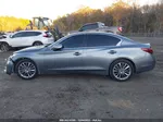 2018 Infiniti Q50 3.0t Luxe Gray vin: JN1EV7AP0JM360247