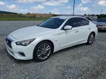 2018 Infiniti Q50 Luxe White vin: JN1EV7AP0JM360765