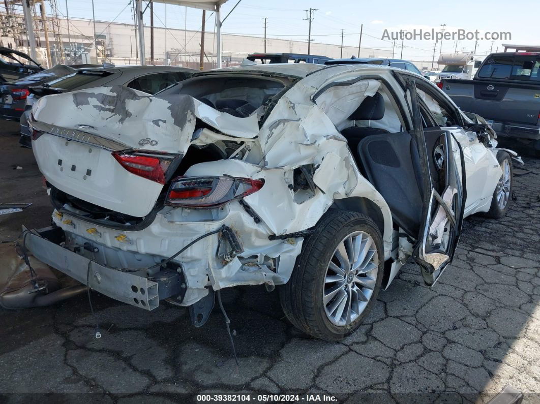 2018 Infiniti Q50 3.0t Luxe White vin: JN1EV7AP0JM360832