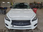 2018 Infiniti Q50 Luxe White vin: JN1EV7AP0JM363455