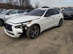 2018 Infiniti Q50 Luxe White vin: JN1EV7AP0JM365125