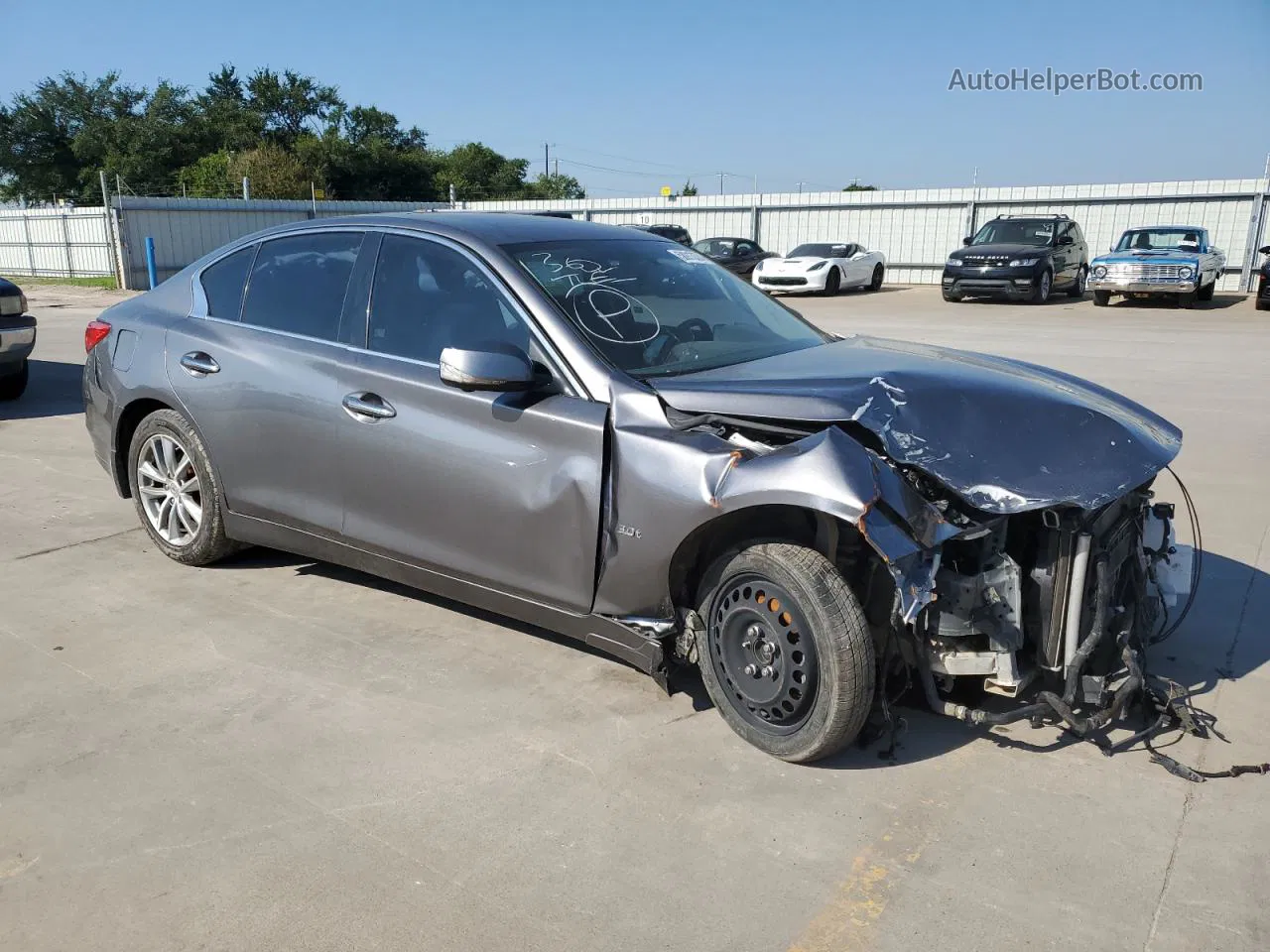 2018 Infiniti Q50 Luxe Silver vin: JN1EV7AP0JM365531