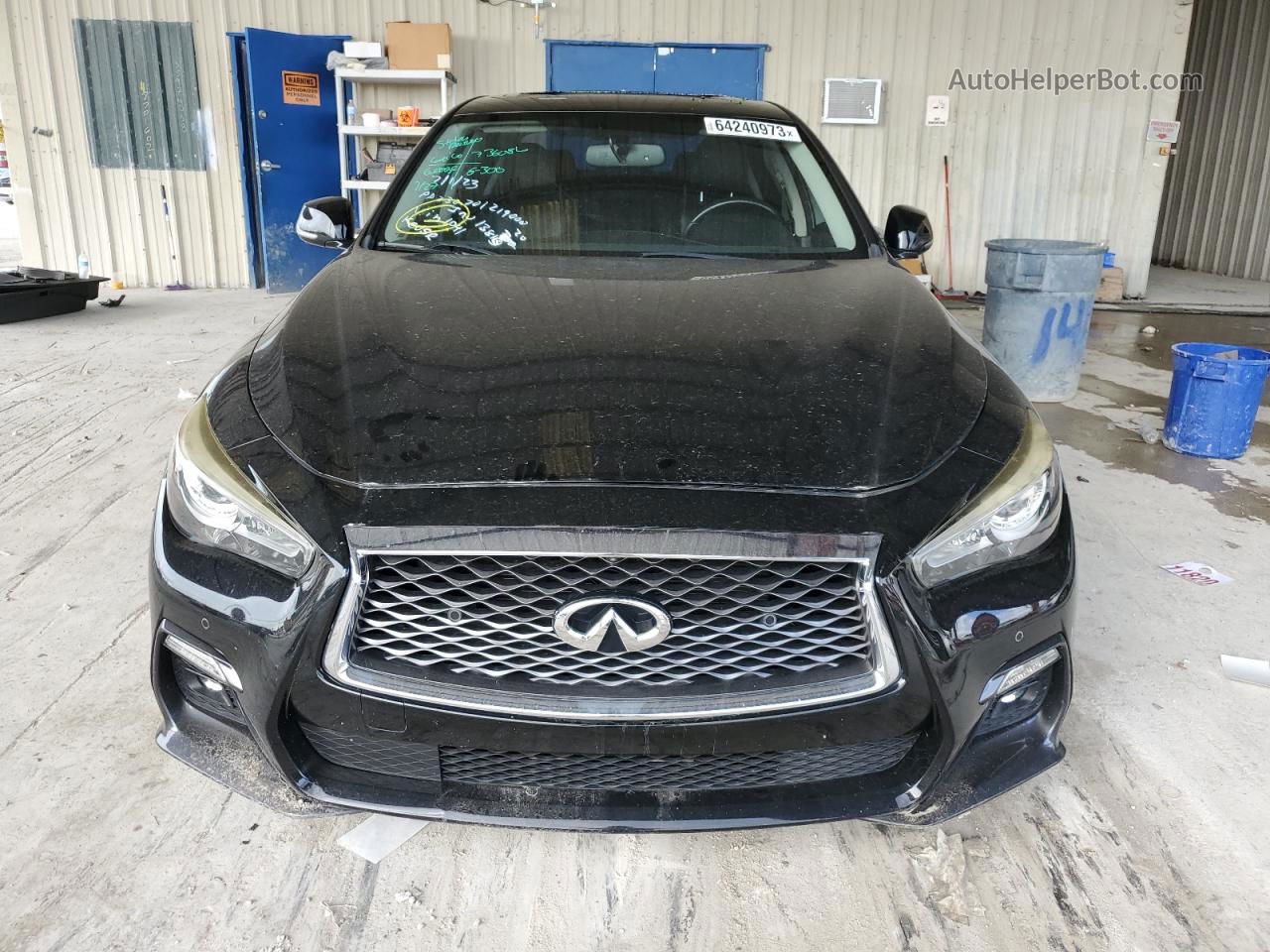 2019 Infiniti Q50 Luxe Black vin: JN1EV7AP0KM511041