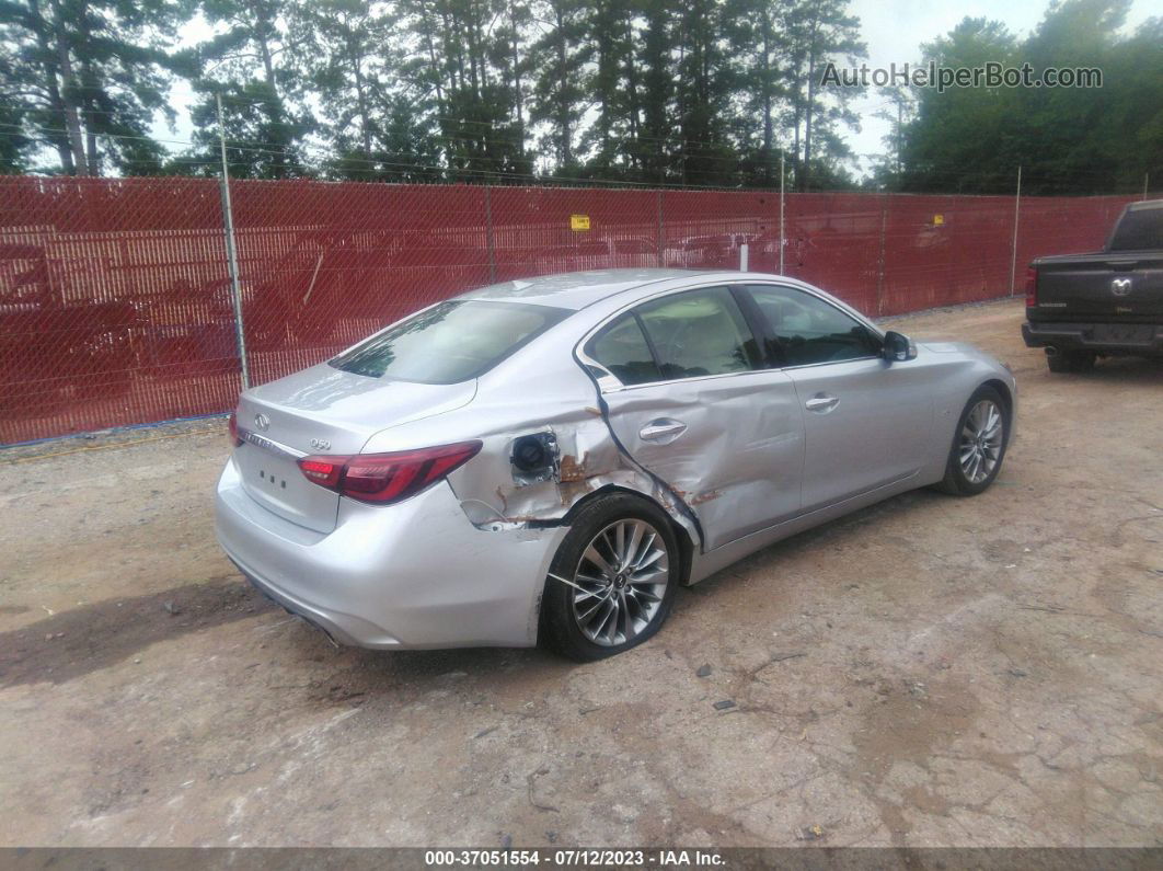 2019 Infiniti Q50 3.0t Luxe White vin: JN1EV7AP0KM511413