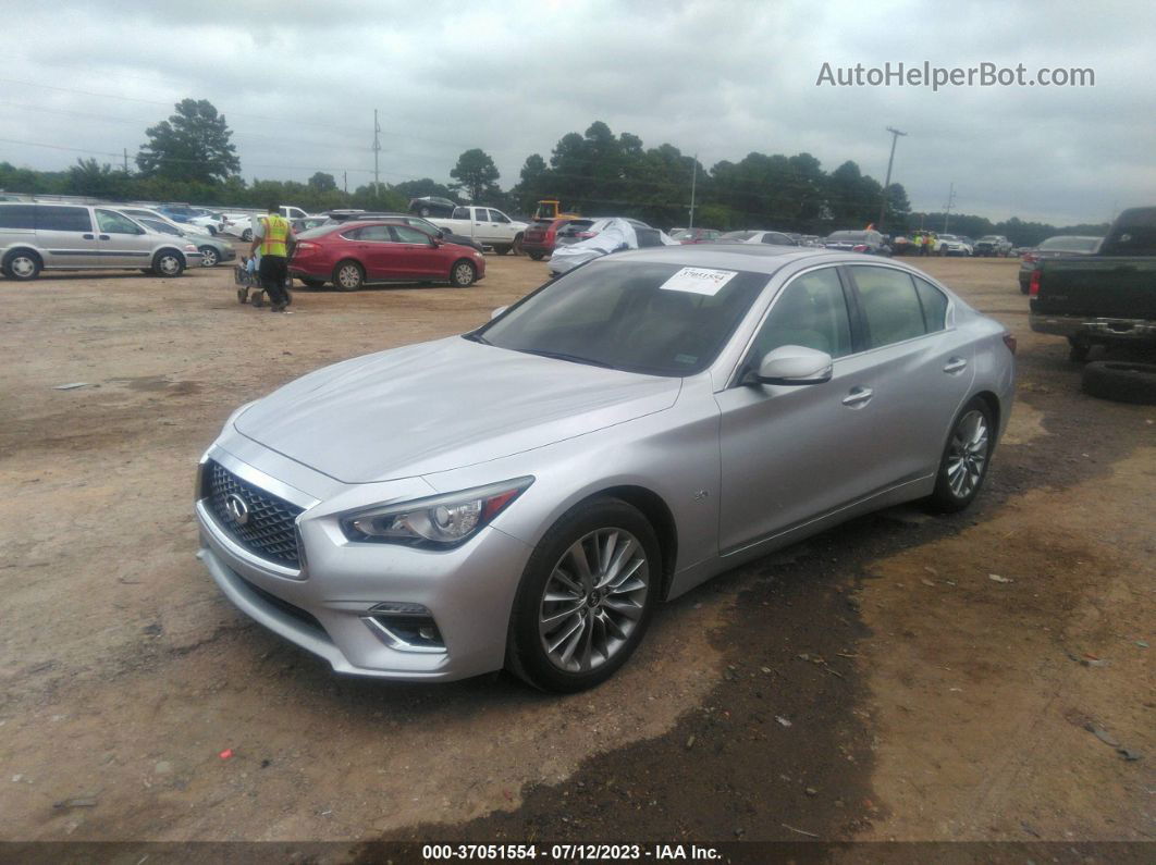 2019 Infiniti Q50 3.0t Luxe White vin: JN1EV7AP0KM511413