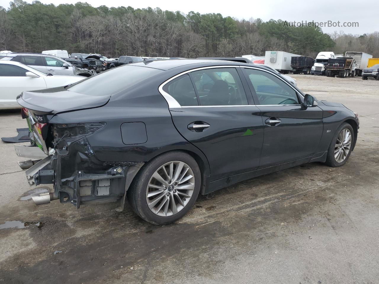 2019 Infiniti Q50 Luxe Black vin: JN1EV7AP0KM512884