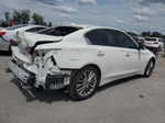 2019 Infiniti Q50 Luxe White vin: JN1EV7AP0KM514134