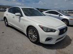 2019 Infiniti Q50 Luxe White vin: JN1EV7AP0KM514134