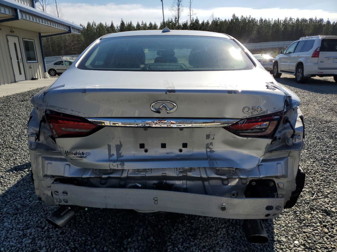 2019 Infiniti Q50 Luxe Серебряный vin: JN1EV7AP0KM518491