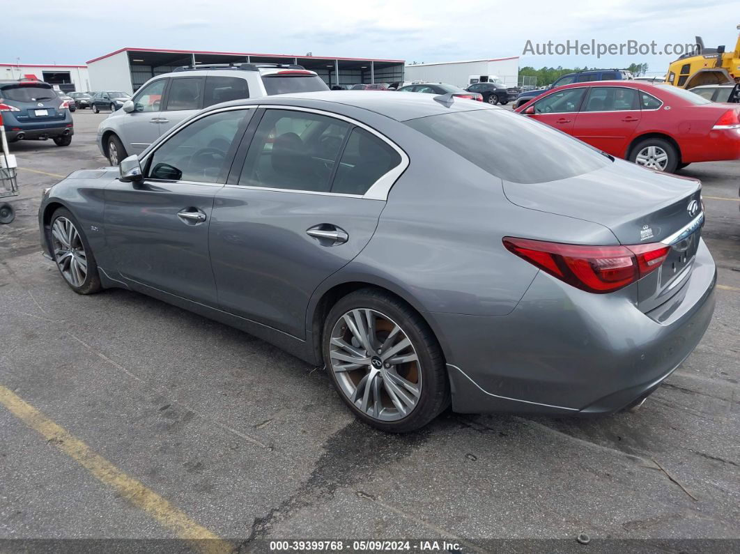 2019 Infiniti Q50 3.0t Sport Gray vin: JN1EV7AP0KM541978