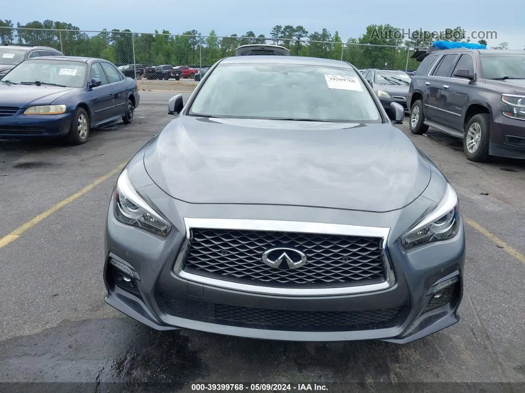 2019 Infiniti Q50 3.0t Sport Gray vin: JN1EV7AP0KM541978