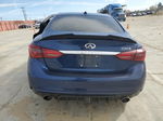 2019 Infiniti Q50 Luxe Синий vin: JN1EV7AP0KM542046