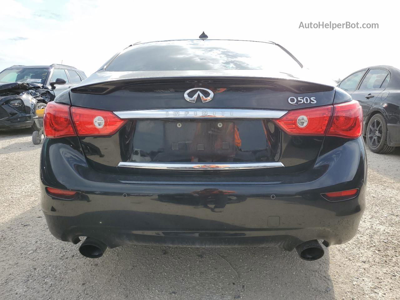 2016 Infiniti Q50 Premium Черный vin: JN1EV7AP1GM300082