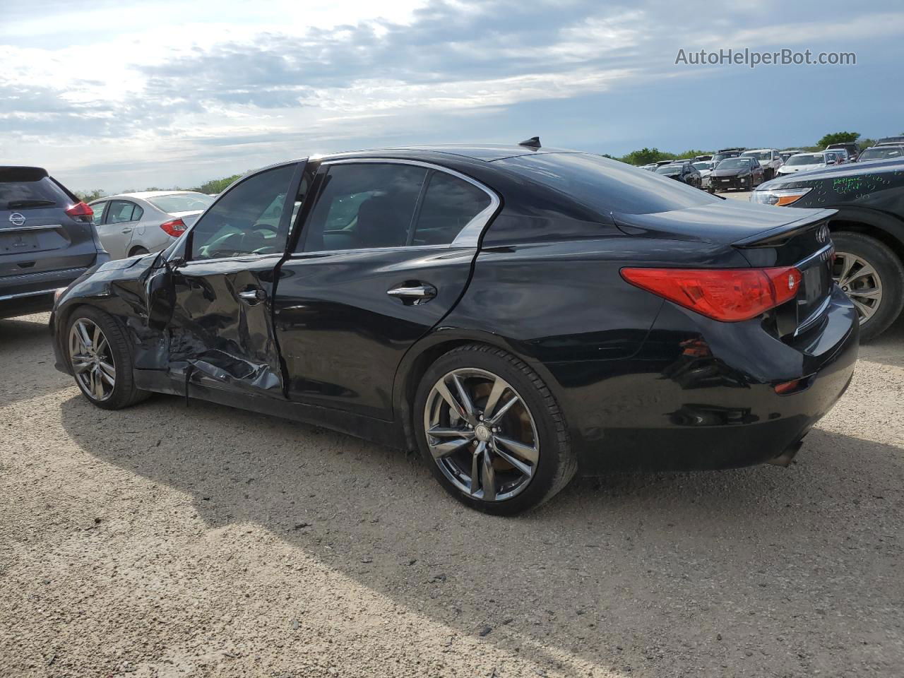 2016 Infiniti Q50 Premium Black vin: JN1EV7AP1GM300082