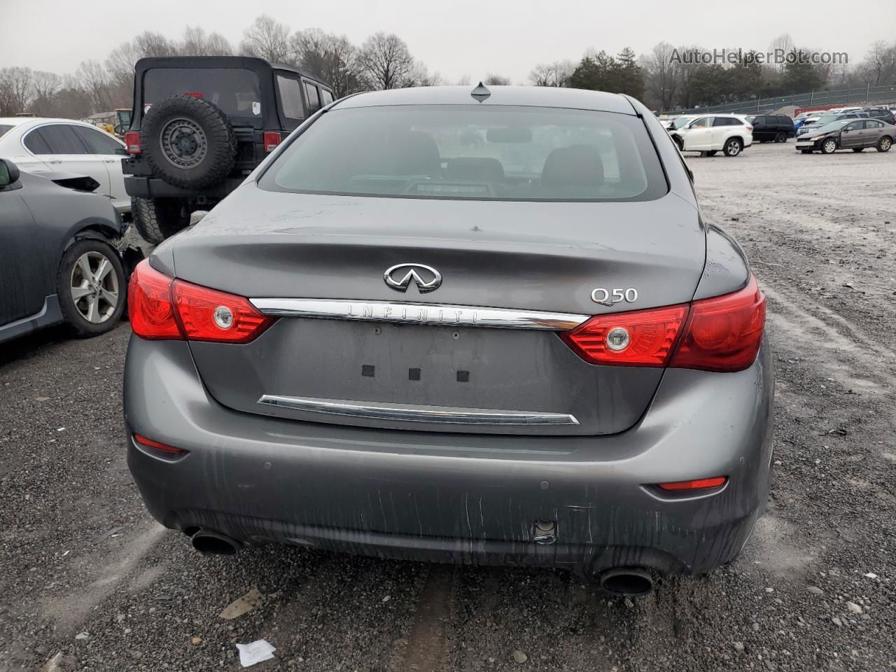 2016 Infiniti Q50 Premium Gray vin: JN1EV7AP1GM301586