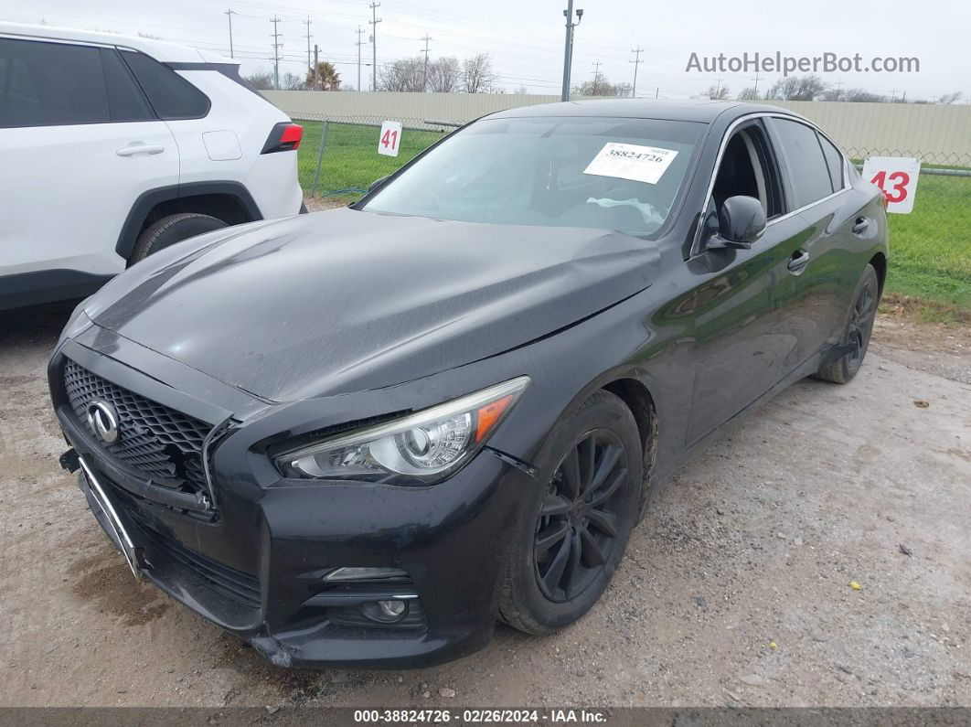 2016 Infiniti Q50 3.0t Premium Черный vin: JN1EV7AP1GM302429