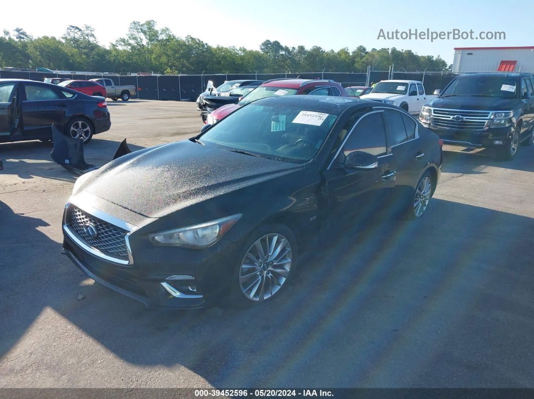 2018 Infiniti Q50 3.0t Luxe Black vin: JN1EV7AP1JM350536