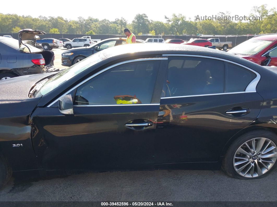 2018 Infiniti Q50 3.0t Luxe Black vin: JN1EV7AP1JM350536