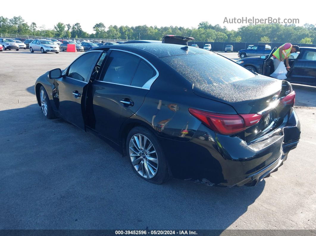 2018 Infiniti Q50 3.0t Luxe Black vin: JN1EV7AP1JM350536