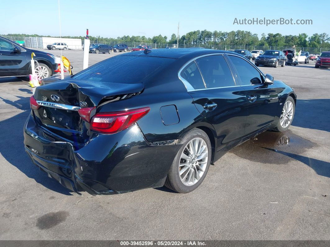 2018 Infiniti Q50 3.0t Luxe Black vin: JN1EV7AP1JM350536