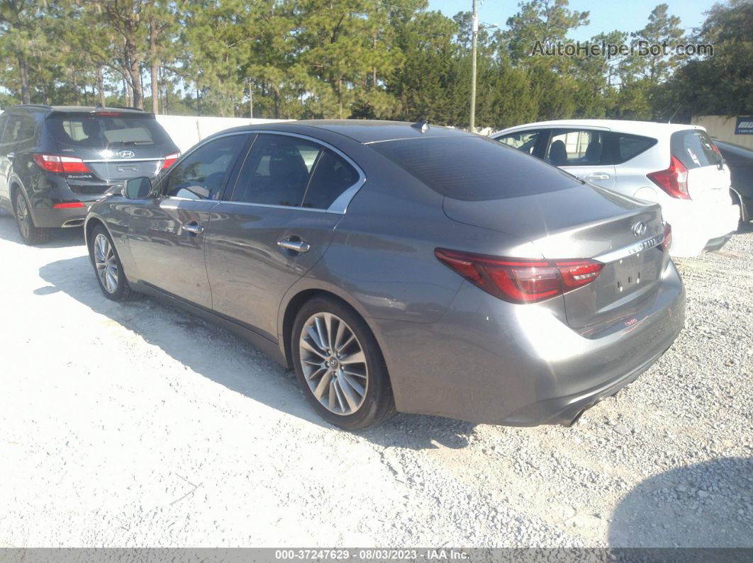 2018 Infiniti Q50 3.0t Luxe Silver vin: JN1EV7AP1JM352707