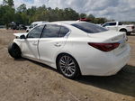 2018 Infiniti Q50 Luxe White vin: JN1EV7AP1JM360600