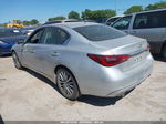 2018 Infiniti Q50 3.0t Luxe Silver vin: JN1EV7AP1JM366364