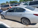 2018 Infiniti Q50 3.0t Luxe Silver vin: JN1EV7AP1JM366364