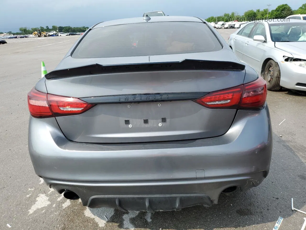 2018 Infiniti Q50 Luxe Silver vin: JN1EV7AP1JM591206