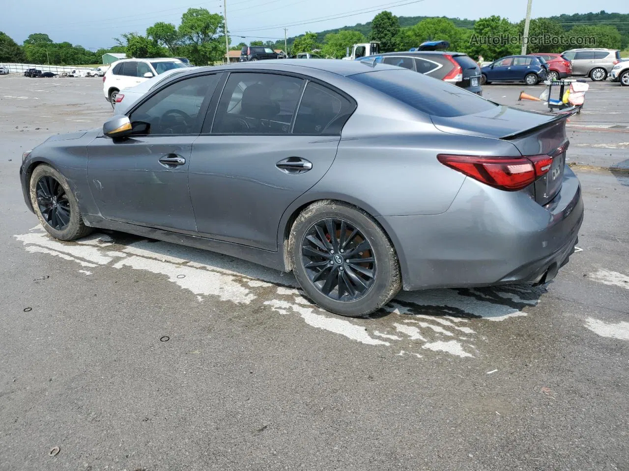 2018 Infiniti Q50 Luxe Silver vin: JN1EV7AP1JM591206