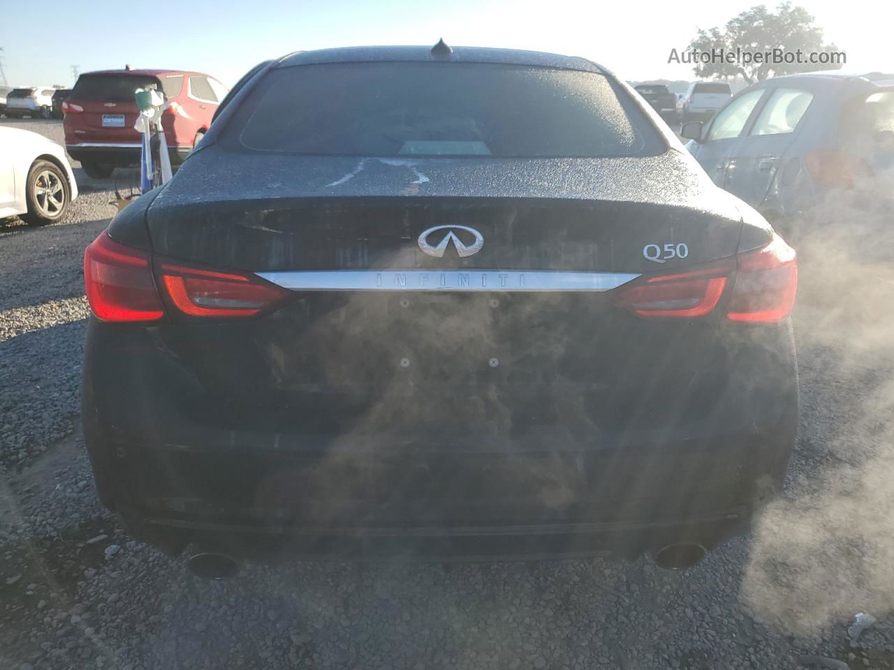 2018 Infiniti Q50 Luxe Черный vin: JN1EV7AP1JM591304