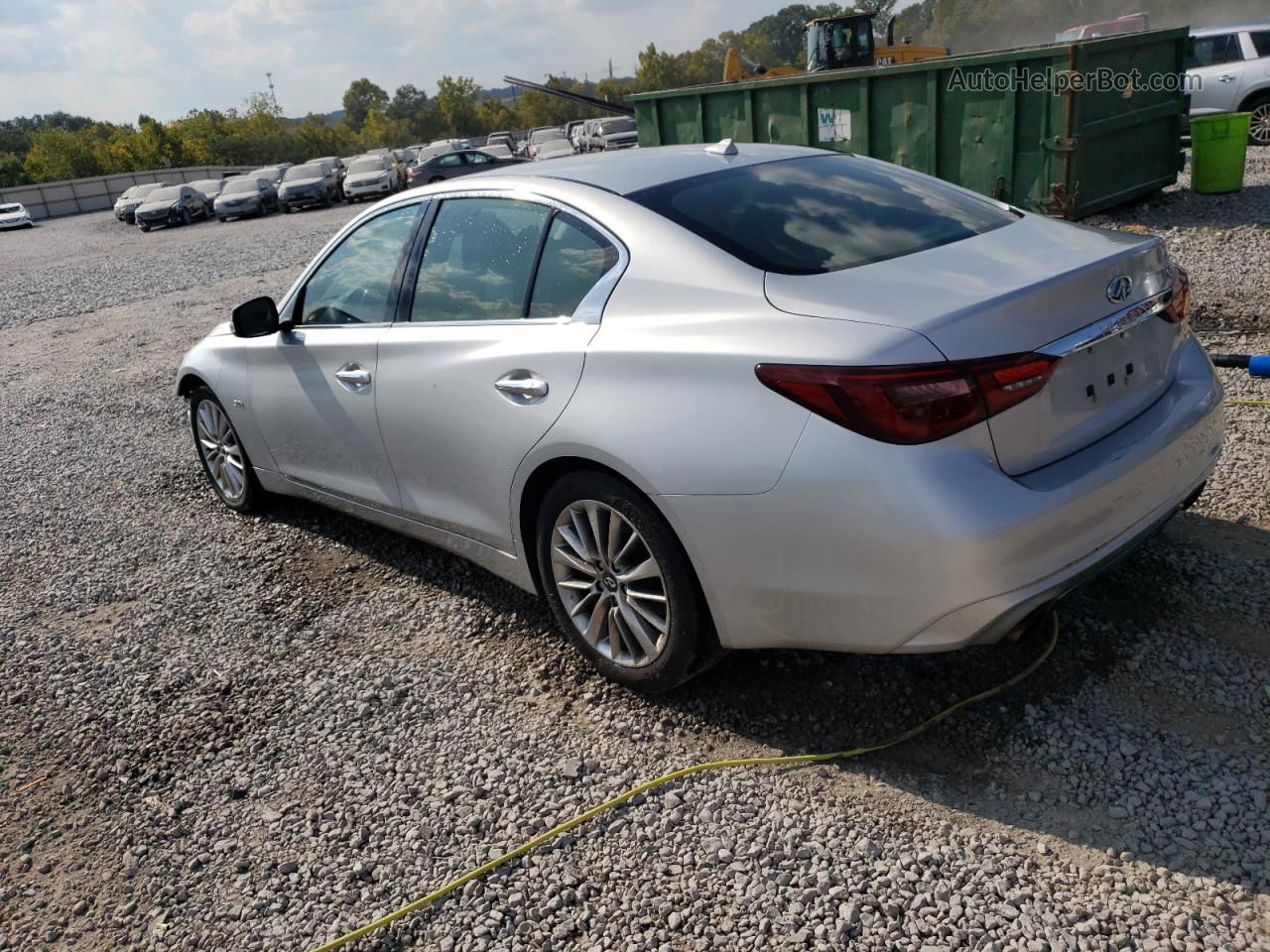 2019 Infiniti Q50 Luxe Серебряный vin: JN1EV7AP1KM510223