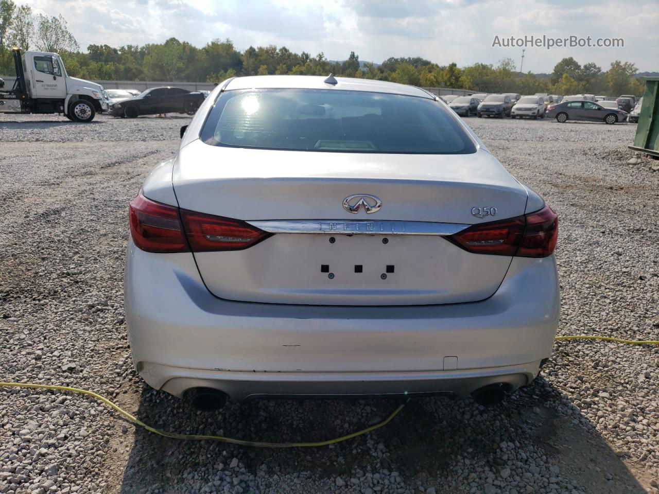 2019 Infiniti Q50 Luxe Серебряный vin: JN1EV7AP1KM510223