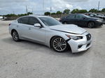 2019 Infiniti Q50 Luxe Silver vin: JN1EV7AP1KM513199