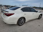 2019 Infiniti Q50 Luxe White vin: JN1EV7AP1KM515549