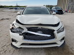 2019 Infiniti Q50 Luxe White vin: JN1EV7AP1KM515549