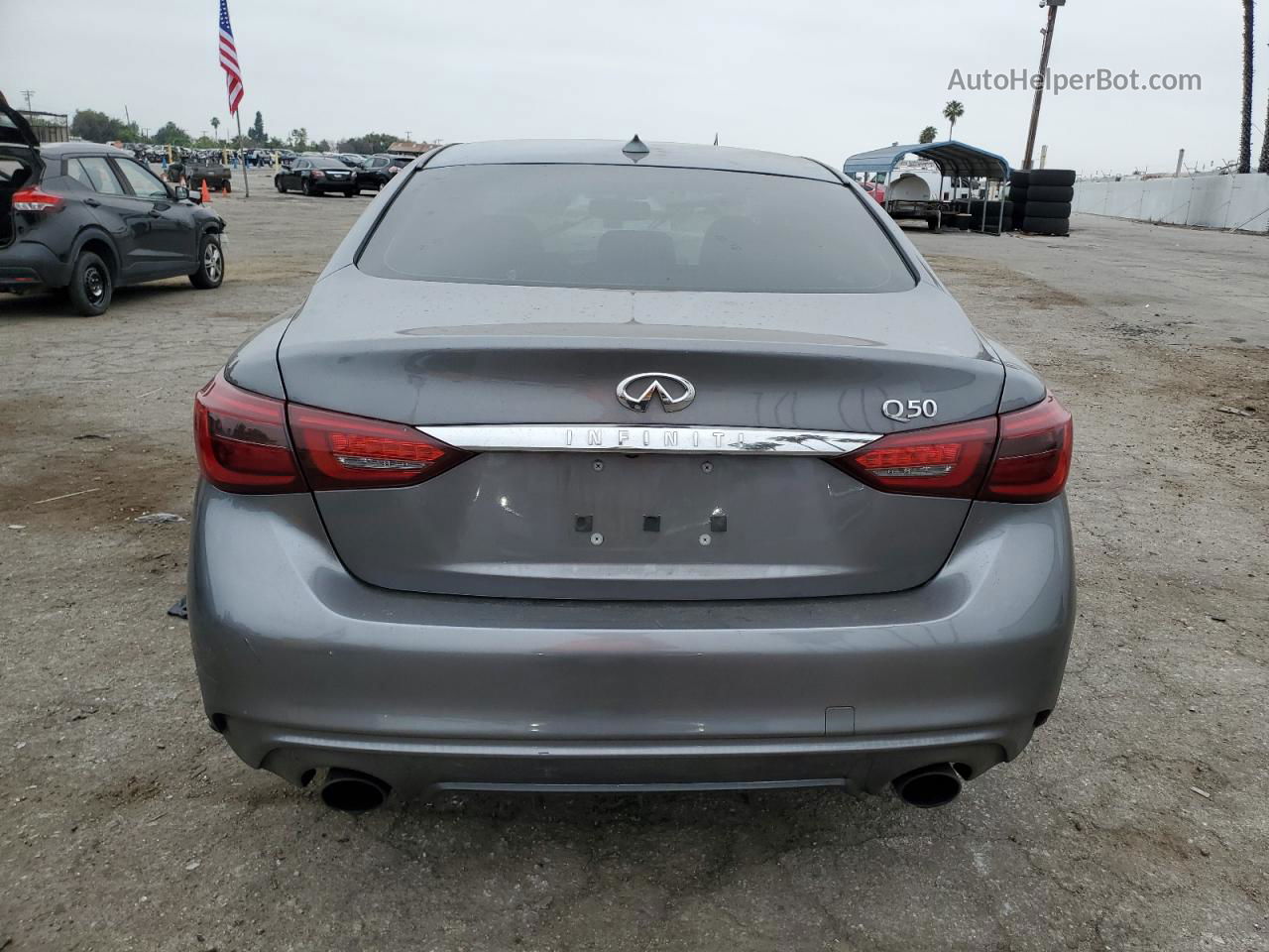 2019 Infiniti Q50 Luxe Gray vin: JN1EV7AP1KM517740