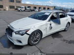 2019 Infiniti Q50 3.0t Luxe Белый vin: JN1EV7AP1KM540600