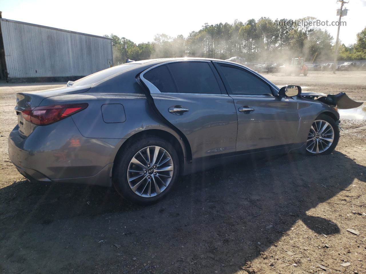 2019 Infiniti Q50 Luxe Gray vin: JN1EV7AP1KM541486