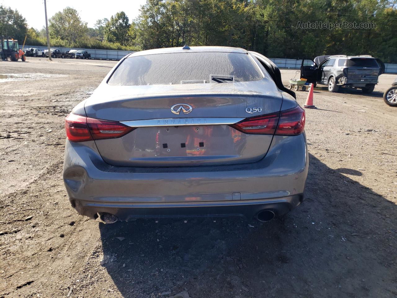 2019 Infiniti Q50 Luxe Gray vin: JN1EV7AP1KM541486