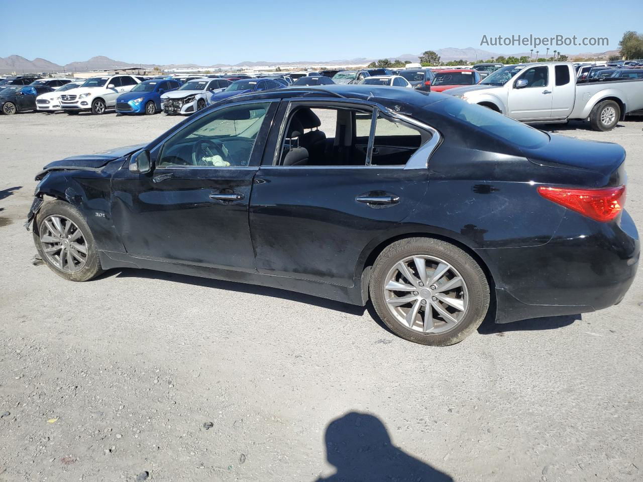 2016 Infiniti Q50 Premium Black vin: JN1EV7AP2GM300589