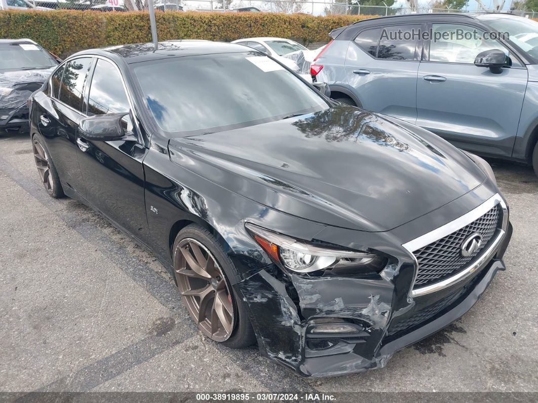 2016 Infiniti Q50 3.0t Sport Черный vin: JN1EV7AP2GM301032