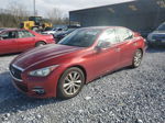 2016 Infiniti Q50 Premium Красный vin: JN1EV7AP2GM302780