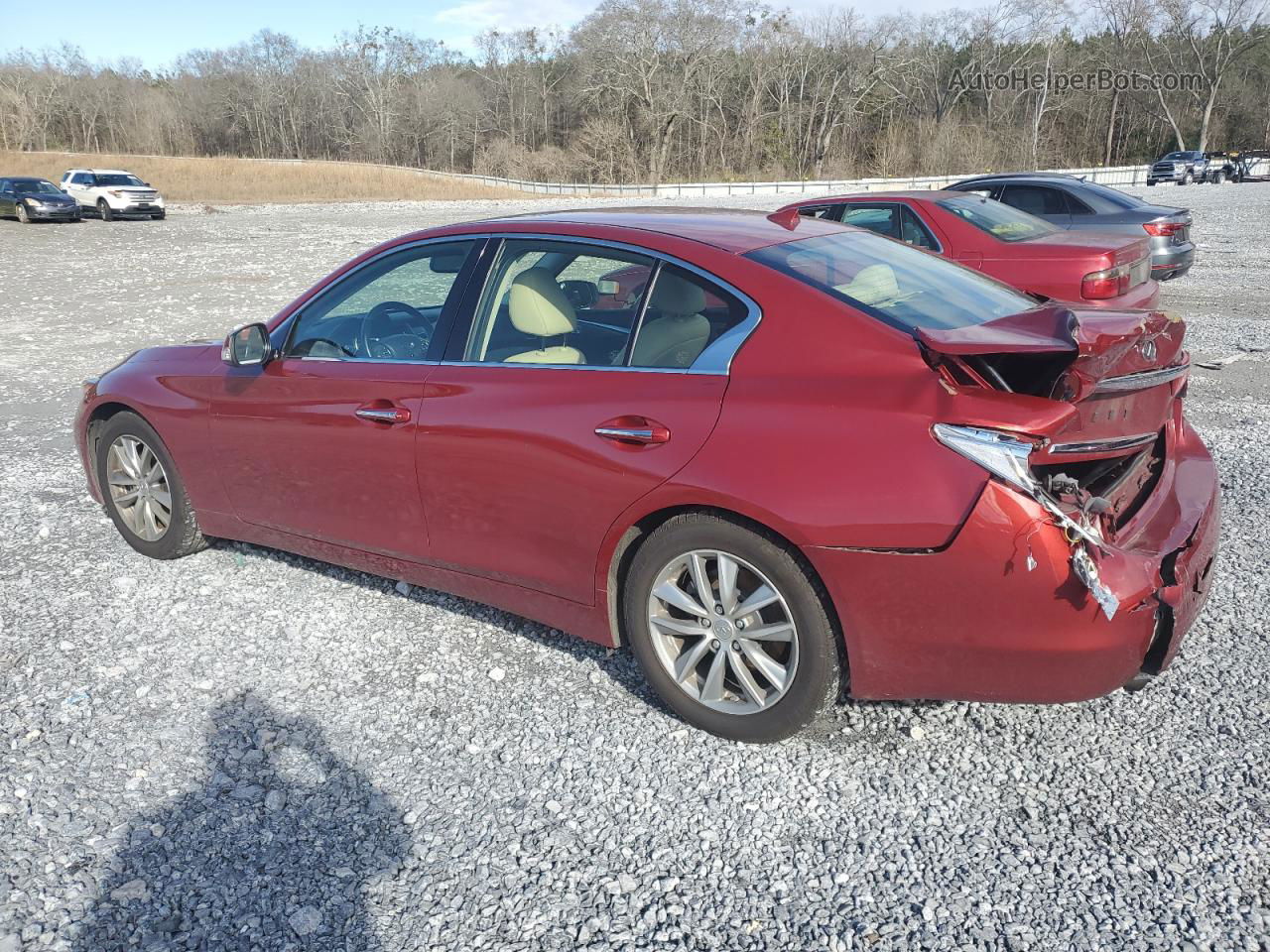 2016 Infiniti Q50 Premium Red vin: JN1EV7AP2GM302780