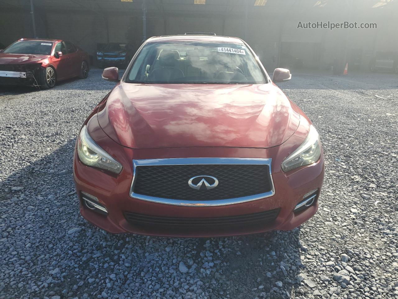 2016 Infiniti Q50 Premium Красный vin: JN1EV7AP2GM302780